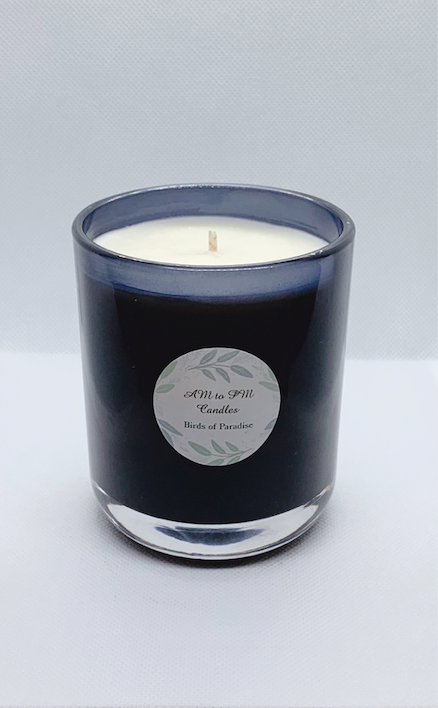 Cambridge Candle Black Large - with a Dark Bamboo Lid