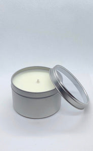 Travel Tin Candle - Round with window